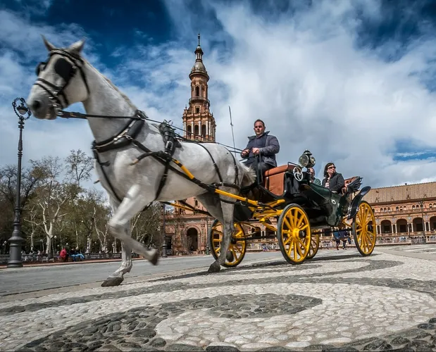 Carriage in Plaza España